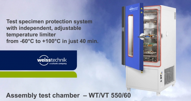 WT/VT 550/60 szerelvényeket tesztelő kamra