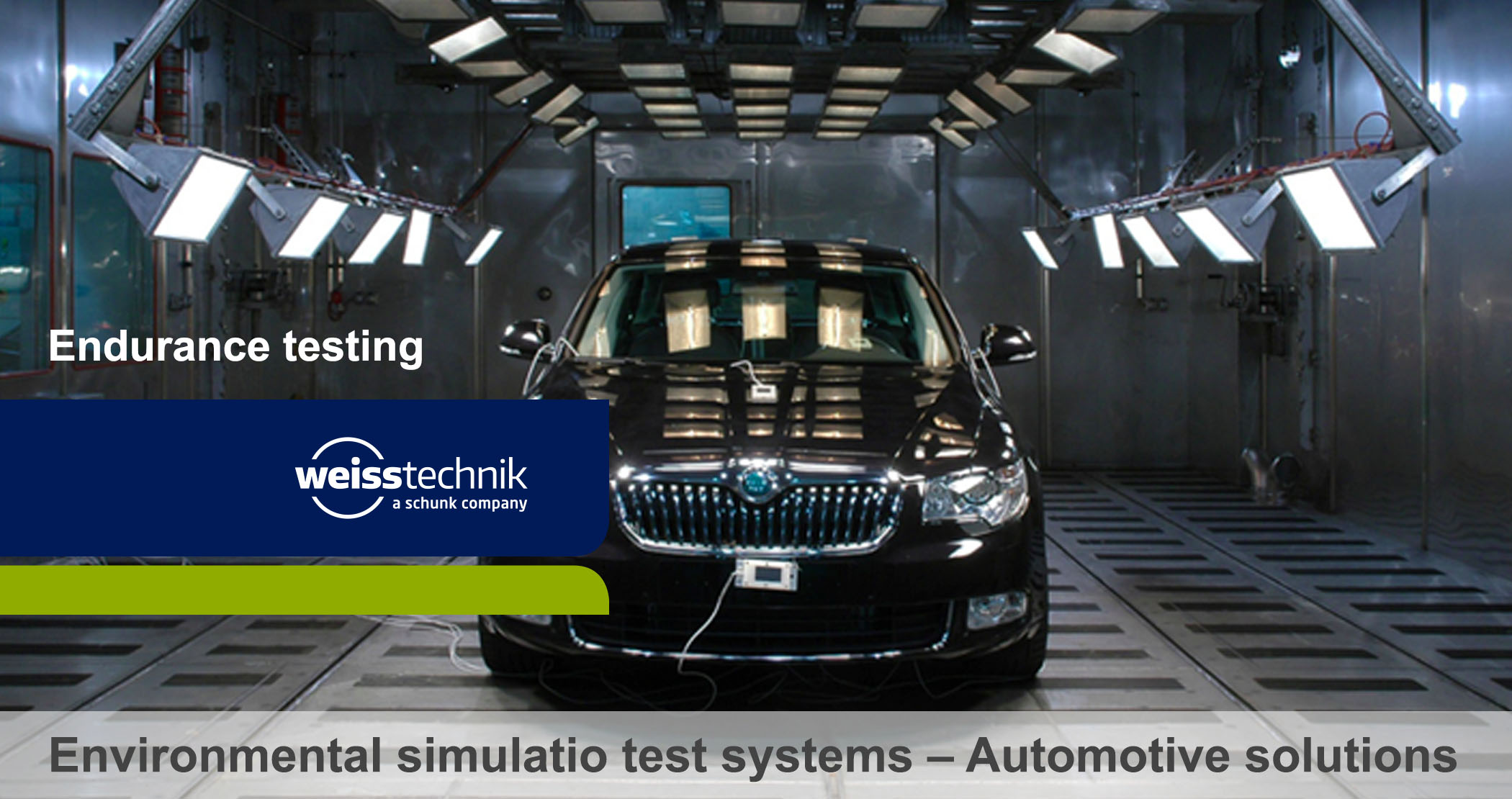 Automotive test chambers, functional, security tests, Weiss