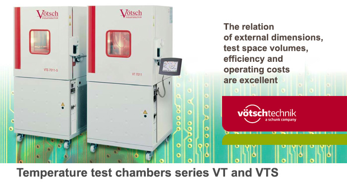 Laboratory temperature test chambers VT, VTS, Votsch