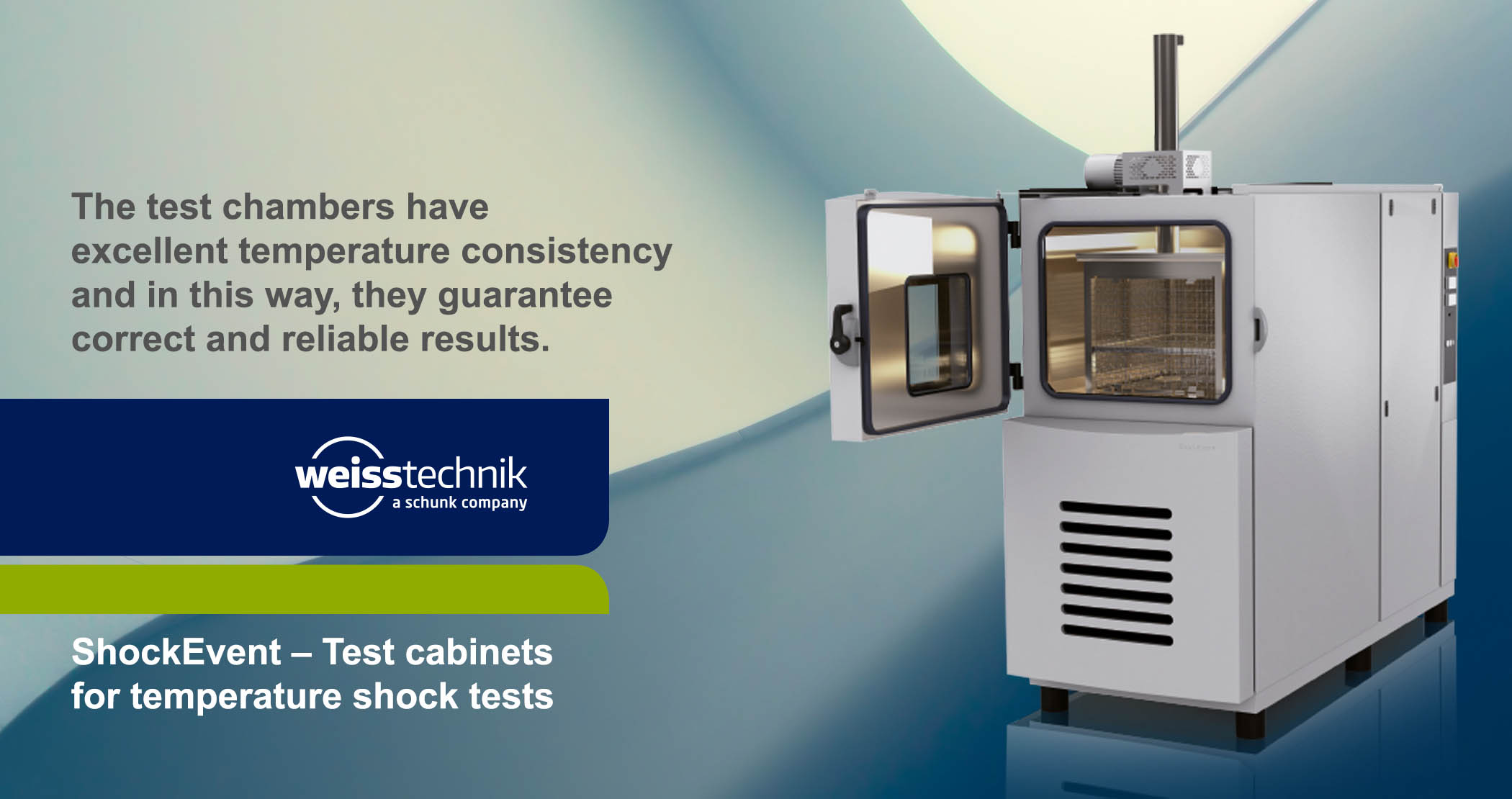 ShockEvent, Test chamber, temperature shock tests