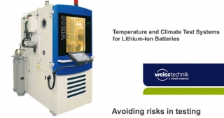Lithium-ion batteries testing 6, Weiss test systems