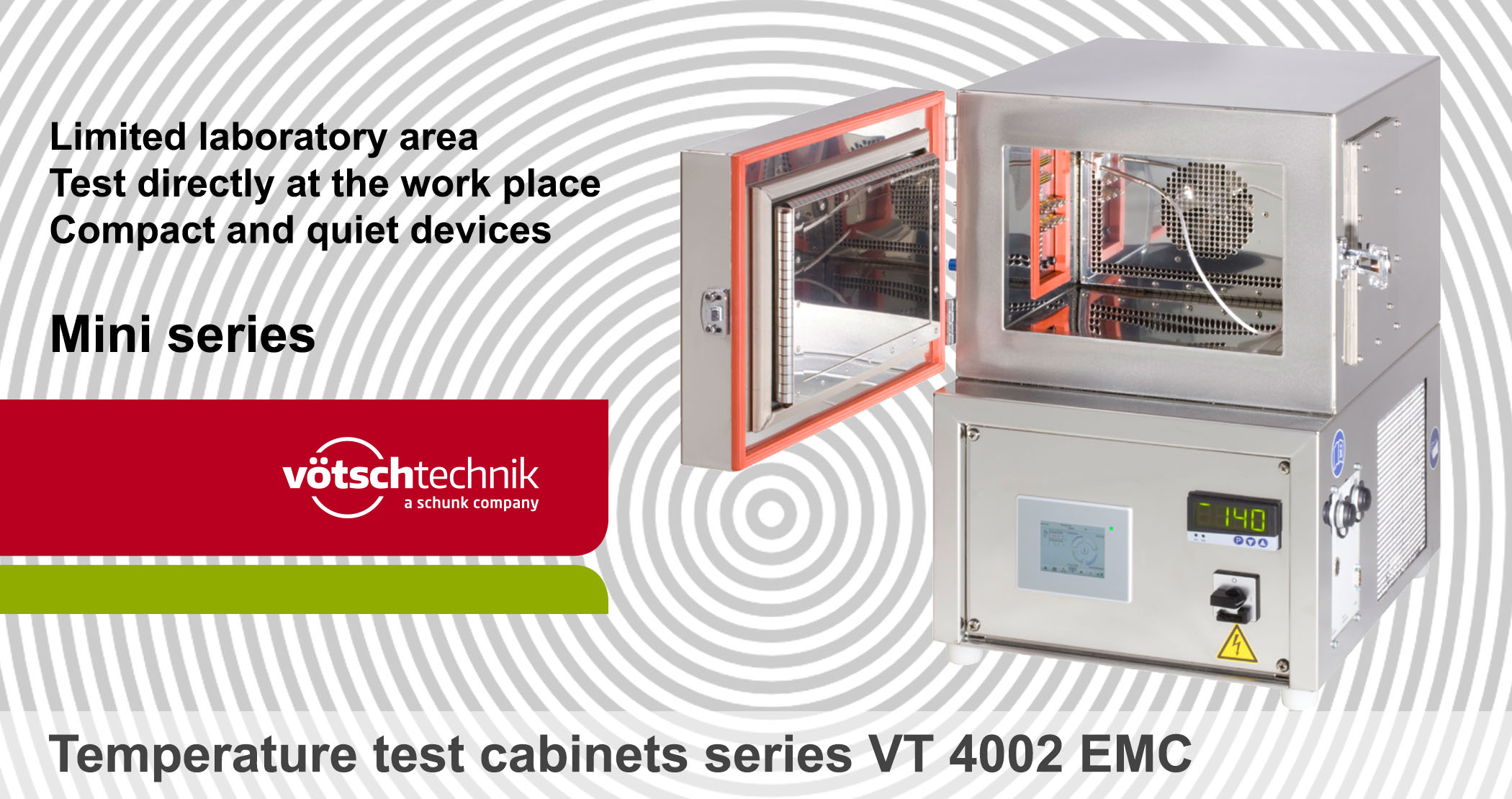 Mini temperature test chambers VT 4002 EMC, Vötsch