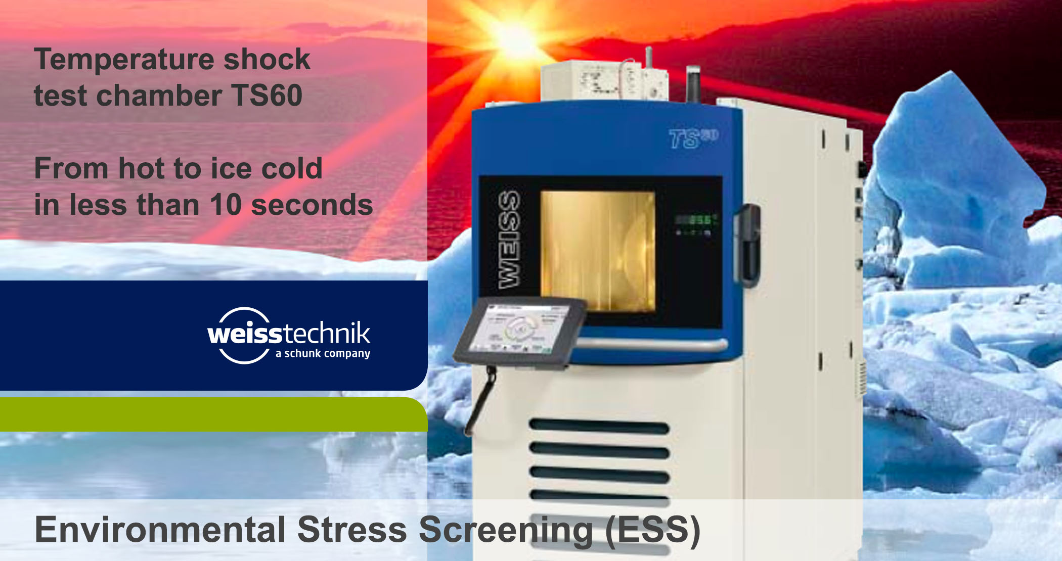 TS60, ESS, temperature shock test chambers