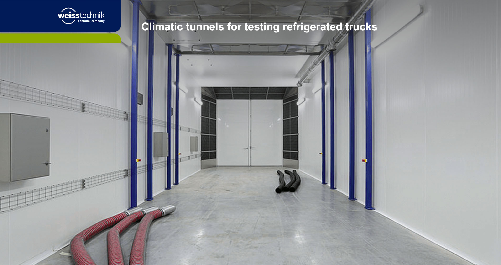 Climatic test tunnels