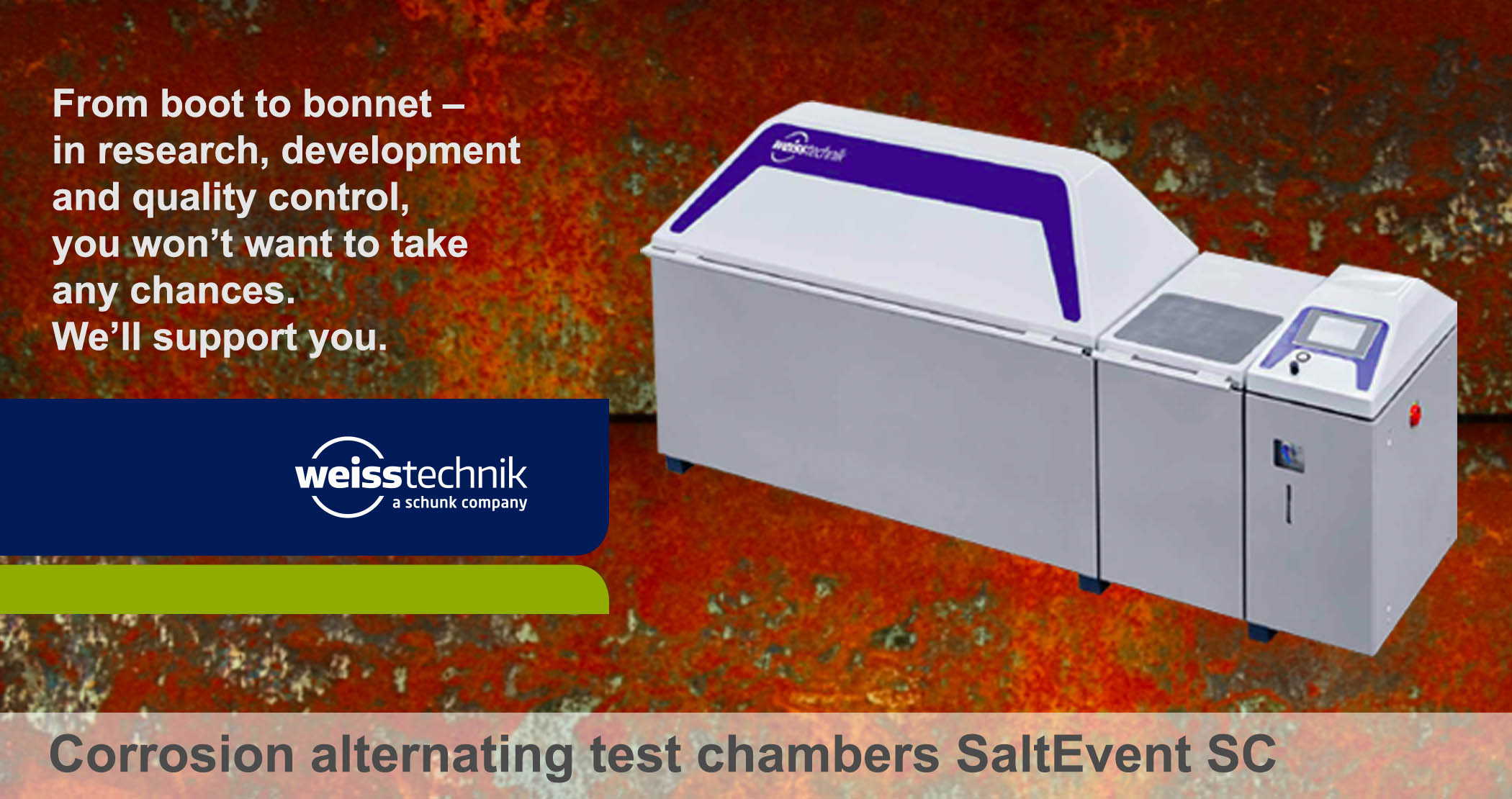Corrosion alternating test chambers, SaltEvent SC, Weiss