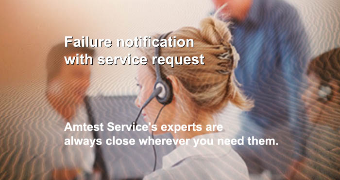 Failure notification, service request