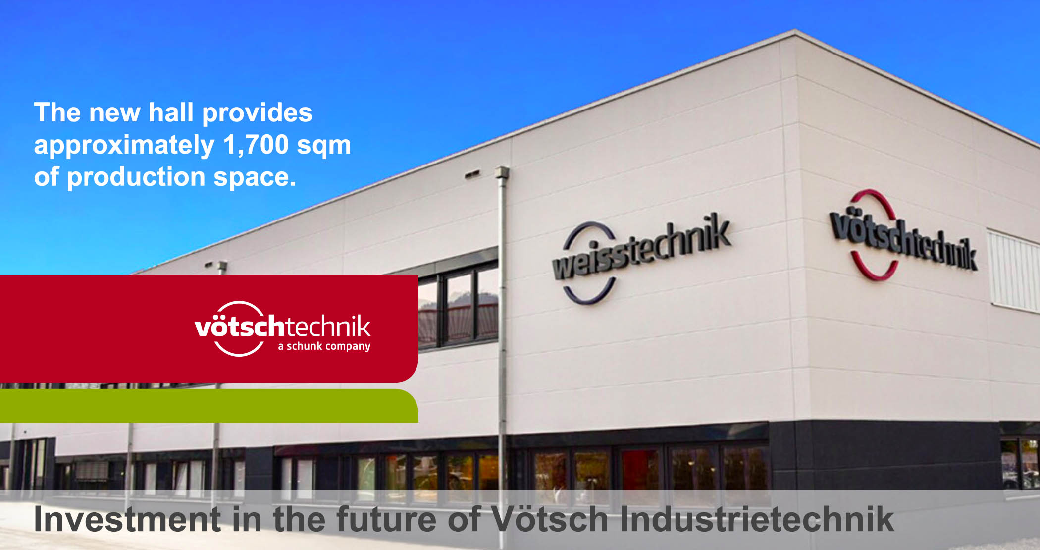 Investment in the future of Vötsch Industrietechnik