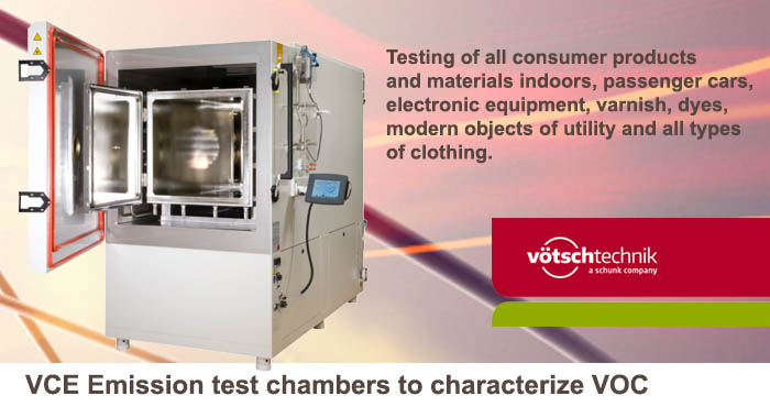 VCE Emission test chambers, Votsch