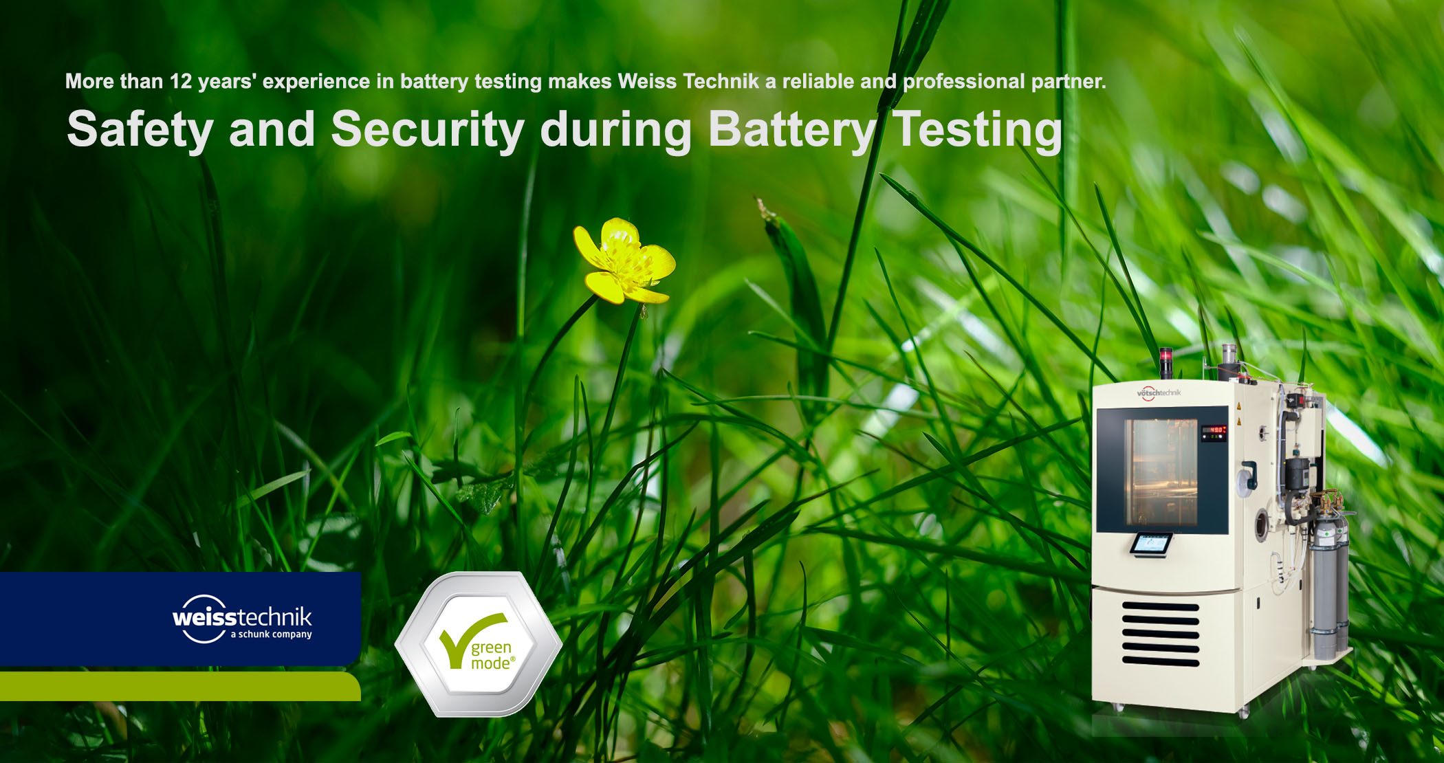 Safety and security during battery testing