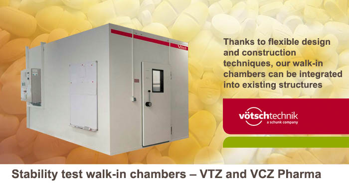 Stability test walk-in chambers, VTZ, VCZ Pharma