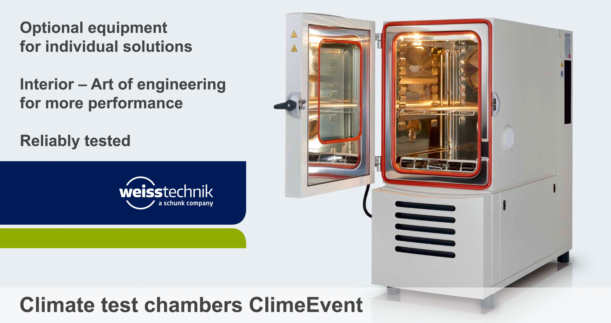 Climate test chambers ClimeEvent_Optional equipment, Weiss